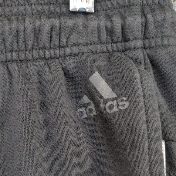 Adidas Men's Jogger Pants Black Small Drawstring Waistband Tapered Leg - Picture 9 of 13